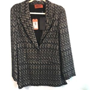 SOLD Missoni Women's Lace overlay blazer size 10 NWT